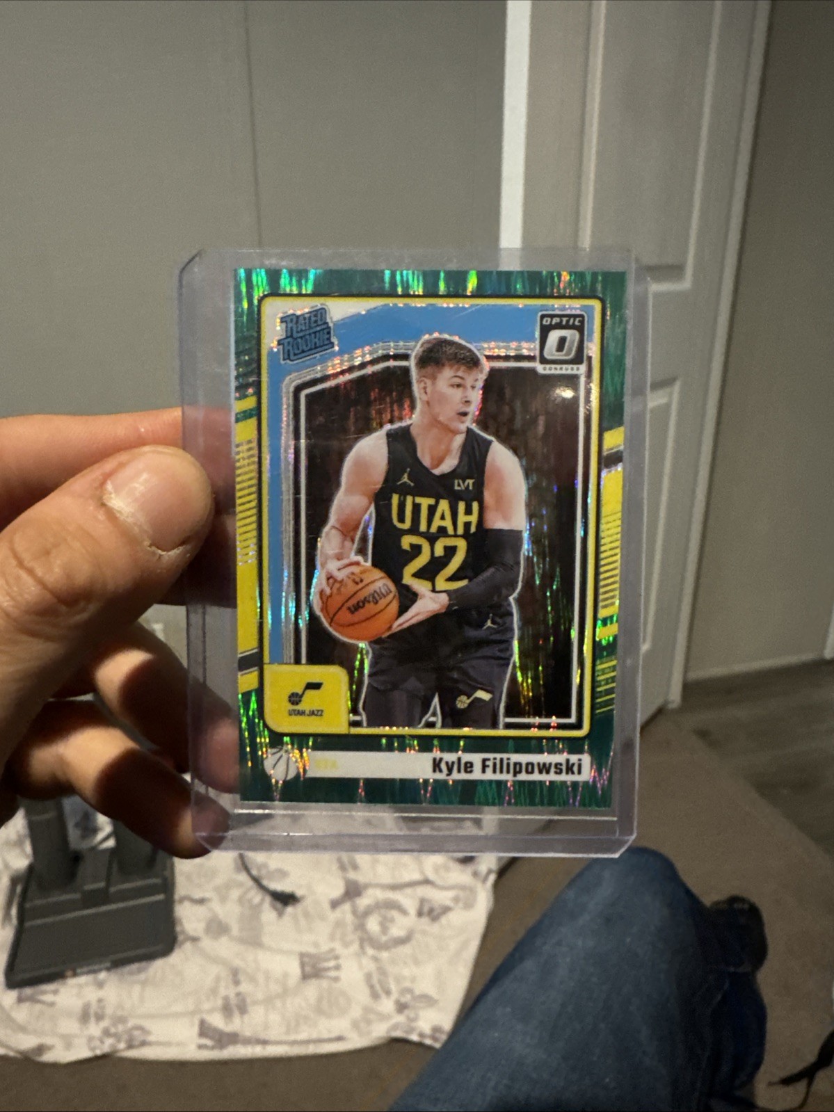 KYLE FILIPOWSKI 2024 Donruss Optic Rated Rookie #300 Lime Green Holo /149