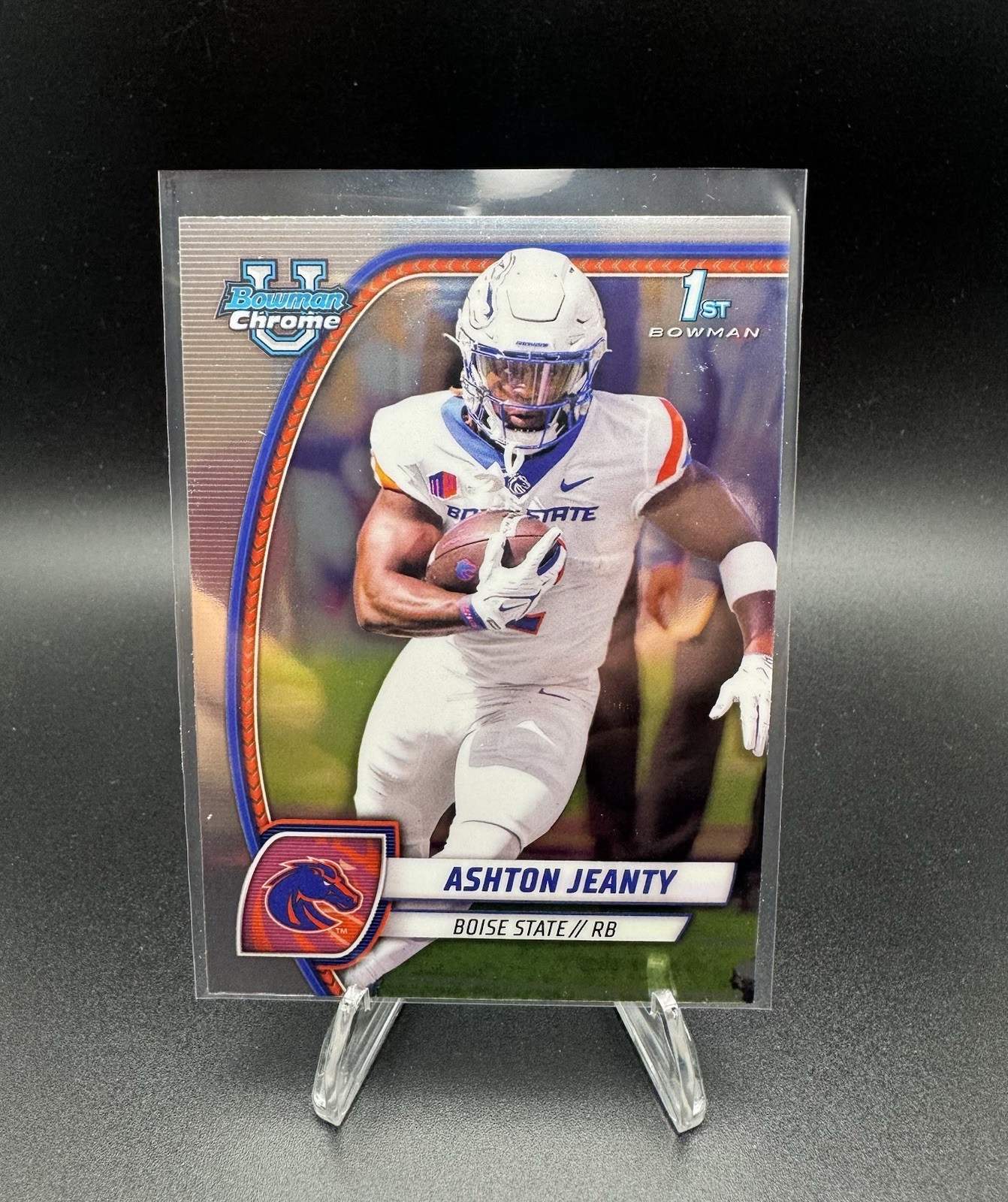 2024 Bowman U Chrome Ashton Jeanty Refractor 1st #17 Boise State Raiders