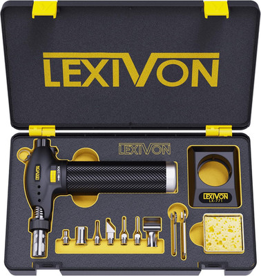 LEXIVON Butane Torch Multi-Function Kit | Premium Self-Igniting Soldering Statio