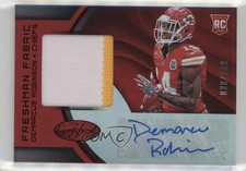 2016 Certified Freshman Fabrics Signatures Mirror Red Demarcus Robinson Auto 0c6