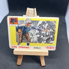 Ken Strong 1955 Topps All-American VINTAGE #24 POOR LOW GRADE FILLER CREASED