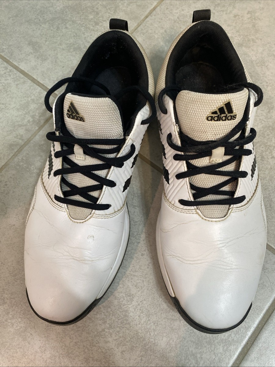 Adidas Mens US 10 Golf Shoes Sneakers EVN 791001 White