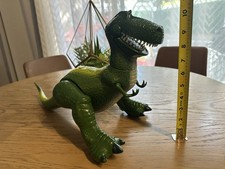 Disney Store LGE 19” Rex The Dinosaur Toy Story w/ Removable Tail- Doesn’t Talk