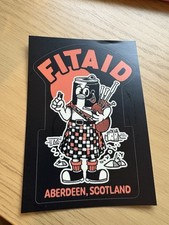 Fitaid Rogue Invitational Aberdeen Scotland Sticker CrossFit Fitness Gym Drinks