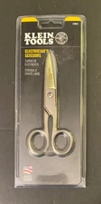 Klein Tools 2100-5 Electrician Scissors, 5.25-Inch Compact Scissors - MOC