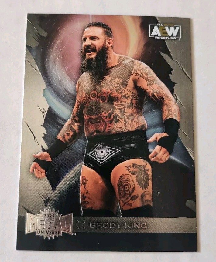 2022 SkyBox Metal Universe AEW #88 Brody King Wrestling Card