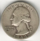 USA - 1944P - Washington ¼ $ - Silver Eagle - no mint mark - #14681RG