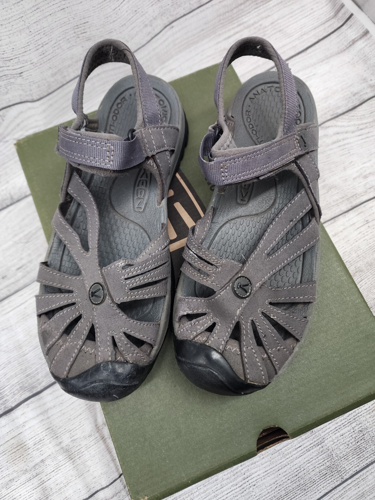 SANDALO KEEN ROSE SPORT 1014463 grigio DONNA taglia 7 escursionismo sentiero comfort acqua