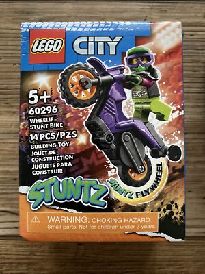 LEGO City Stuntz Wheelie and Demolition Stunt Bike Building Toys