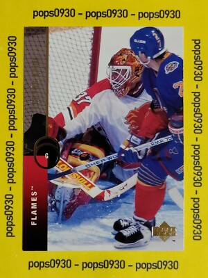 Trevor Kidd, Calgary Flames, 1995, Upper Deck, #395