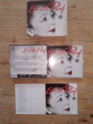 EDITH PIAF - LA VIE EN ROSE - 3 CD BOX - GRATISVERSAND