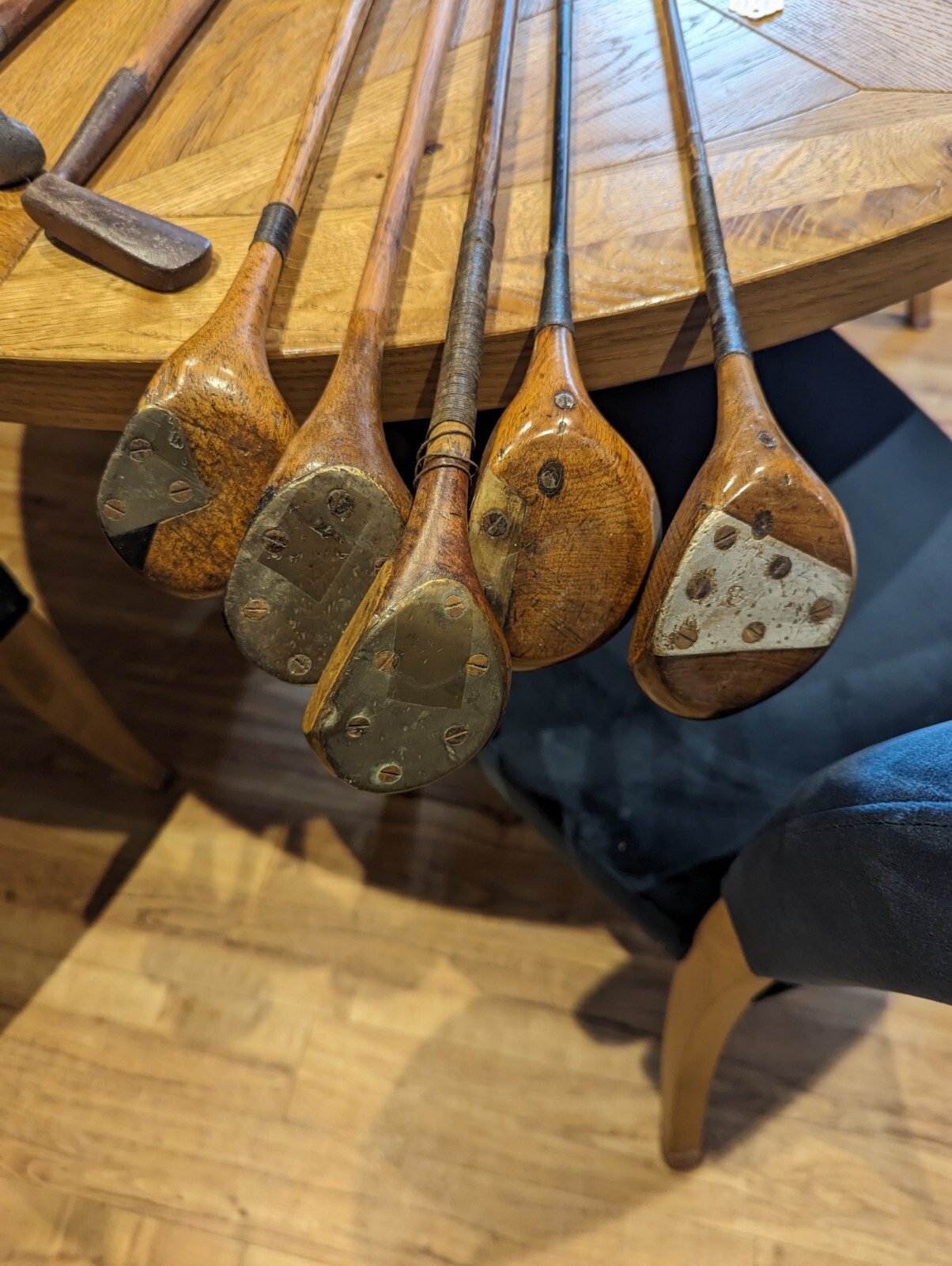 18 X Vintage Hickory Shaft Golf Clubs eBay