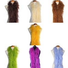4 ply Ostrich Feather Boa dancing Wedding Halloween Costume photography NEW 