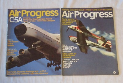 Vintage Air Progress Magazines lot of 2 1971