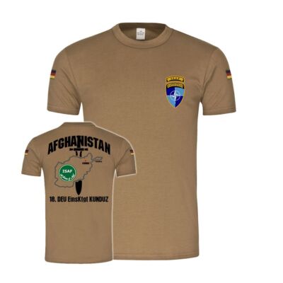 BW Tropen 18 EinsKtgt Kunduz Afghanistan Bundeswehr Einsatz Isaf T-Shirt#27885