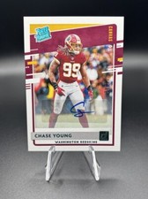 2020 Chase Young Donruss Rated Rookie Auto Canvas /49 Washington Commanders OSU