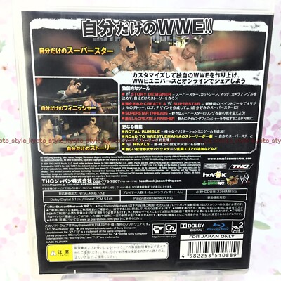 新品未開封　PS3  WWE2009 4点セット販売 USED PS3 PlayStation 3 WWE Smackdown vs Raw 2010 10889 JAPAN