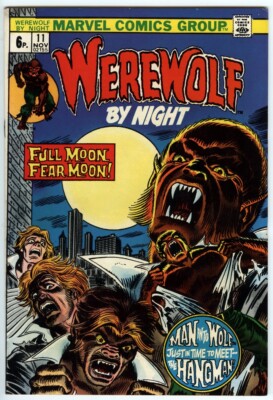 Werewolf By Night 11 From 1973 By Marvel Comics Bronze Age Horror