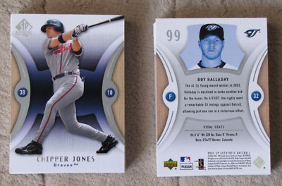 2007 SP Authentic Baseball (Pick Choose Complete)