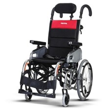 Karma VIP2 Crash Tested Folding self propel reclining tilt in space wheelchair