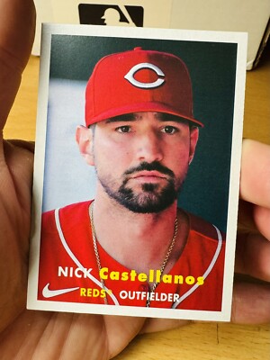 Nick Castellanos Cincinnati Reds 2021 Topps Archives Baseball Card #26