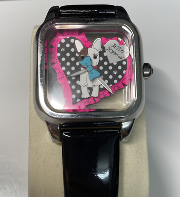 Boston Terrier Betsey Johnson Dog Watch Betsey Johnson French