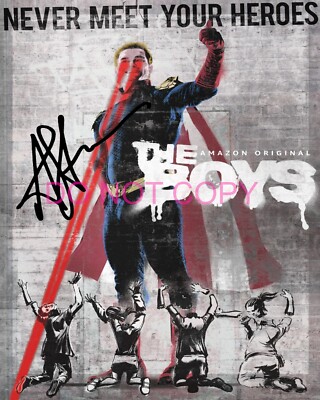 Antony Starr 8x10 SIGNED REPRINT Photo Poster Homelander The Boys