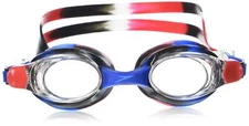 Kids Red White Blue Safety Goggles Anti Fog UV Protection Comfortable Fit