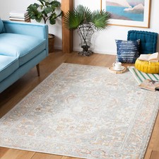 Safavieh Power Loomed Aria Collection Beige / Grey Area Rugs - ARA580B