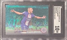 Réfracteur vert chromé Kylian Mbappe Topps Stadium Club 2022-23 PSG /99 SGC 10