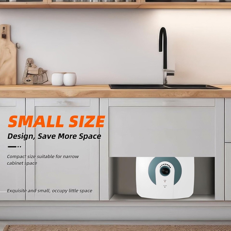 15L Electric Instant Hot Water Heater Under Sink Small Water Tank