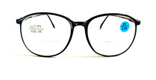 NWT Vintage 90's Carbon Fiber School Boy Bi-Focal Reading Glass 3.50 S.Blue