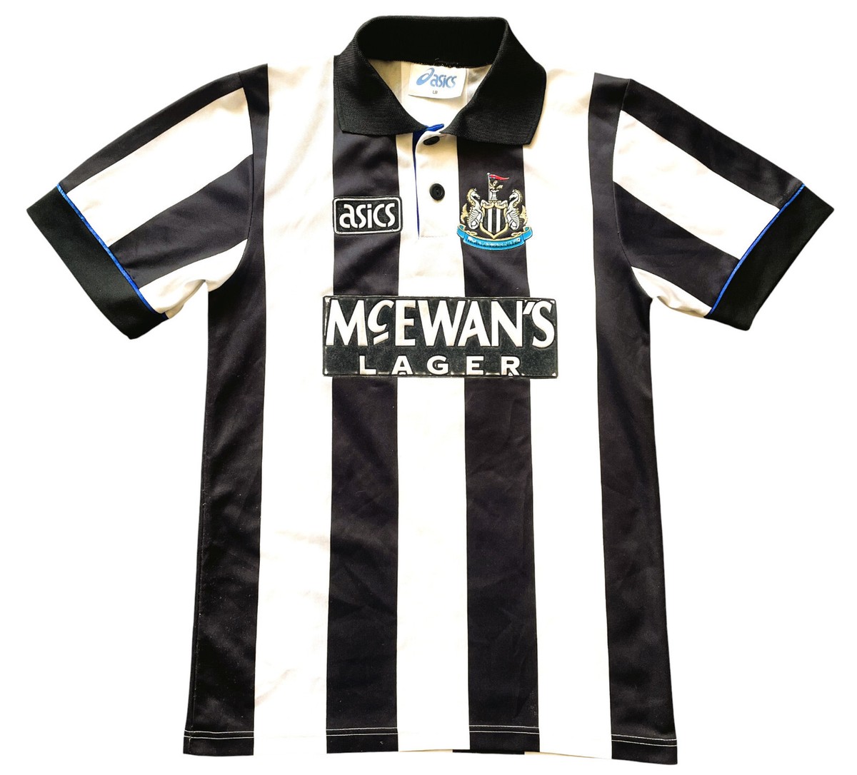 Newcastle United Home Shirt 1993-95 Original Asics (fair) Large