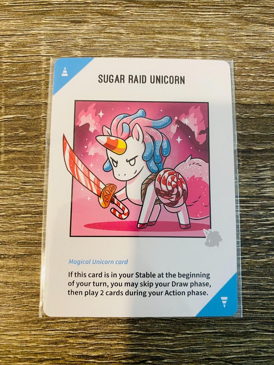 Unstable Unicorns Sugar Raid Unicorn '23 Convention Exclusive Promo Card  EXPRESS | eBay