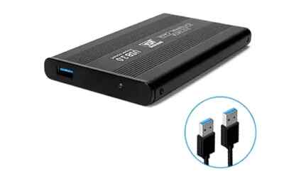 USB 3.0 auf SATA Festplattengehäuse für 2,5'' Zoll HDD / SSD extern