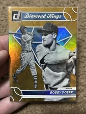 2023 Donruss Baseball #14 Bobby Doerr Diamond Kings Carolina Orange Holo