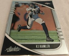 2020 Panini Absolute Football KJ Hamler Denver Broncos Silver Rookie #172