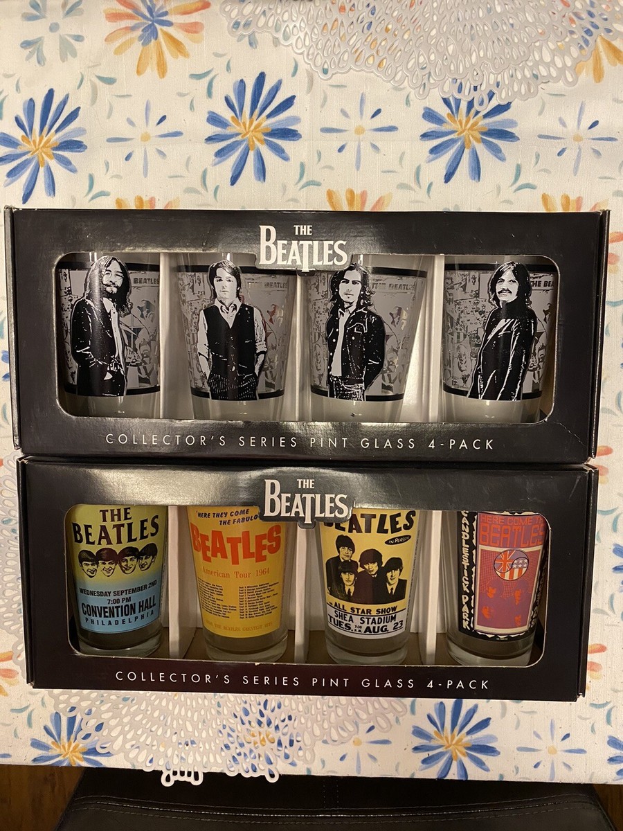 The Beatles collectors series pint glasses. (50 count) Mint/Unused
