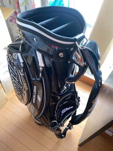 Titleist Vokey Design Limited golf caddie caddy bag 9.5 type 5.4 kg PU Black NEW - Picture 6 of 8