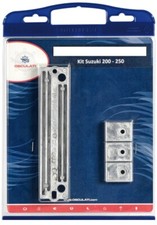 KIT ANODI COMPATIBILI SUZUKI 150/250 HP IN ZINCO ACCESSORI BARCA NAUTICA