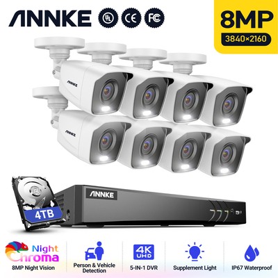 Kit Videosorveglianza IA Intelligenza Artificiale 4k (8 Mpx)* PoE