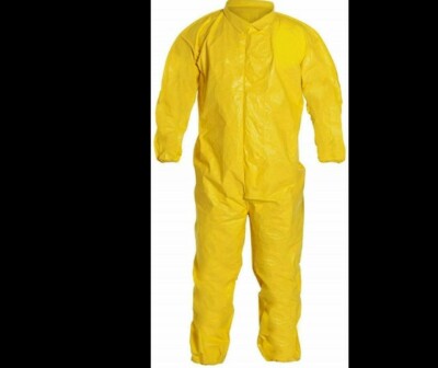 Du Pont Tyvek QC Chemical/Hazmat Suit Open Wrist & Ankle Set of 2 No Hood