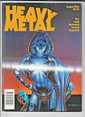 Heavy Metal Vol 8 #5 August 1984 Newsstand Findley Bilal Thorne FN 1977 Series