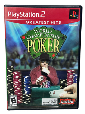 World Championship Poker (Sony PlayStation 2, 2004) Complete and Tested
