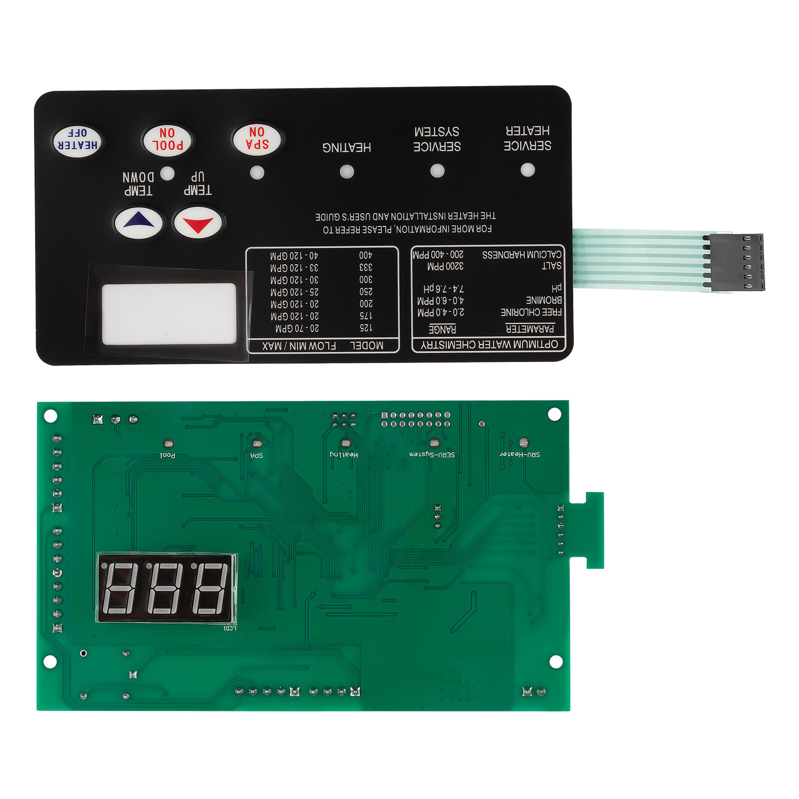 Control Board Kit w/ Switch Pad For MasterTemp  NA LP Series Pool/Spa Heater