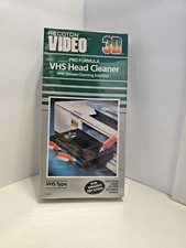 Recoton VHS Video Cassette Head Cleaner Non-Abrasive Wet System for VCR V-141 