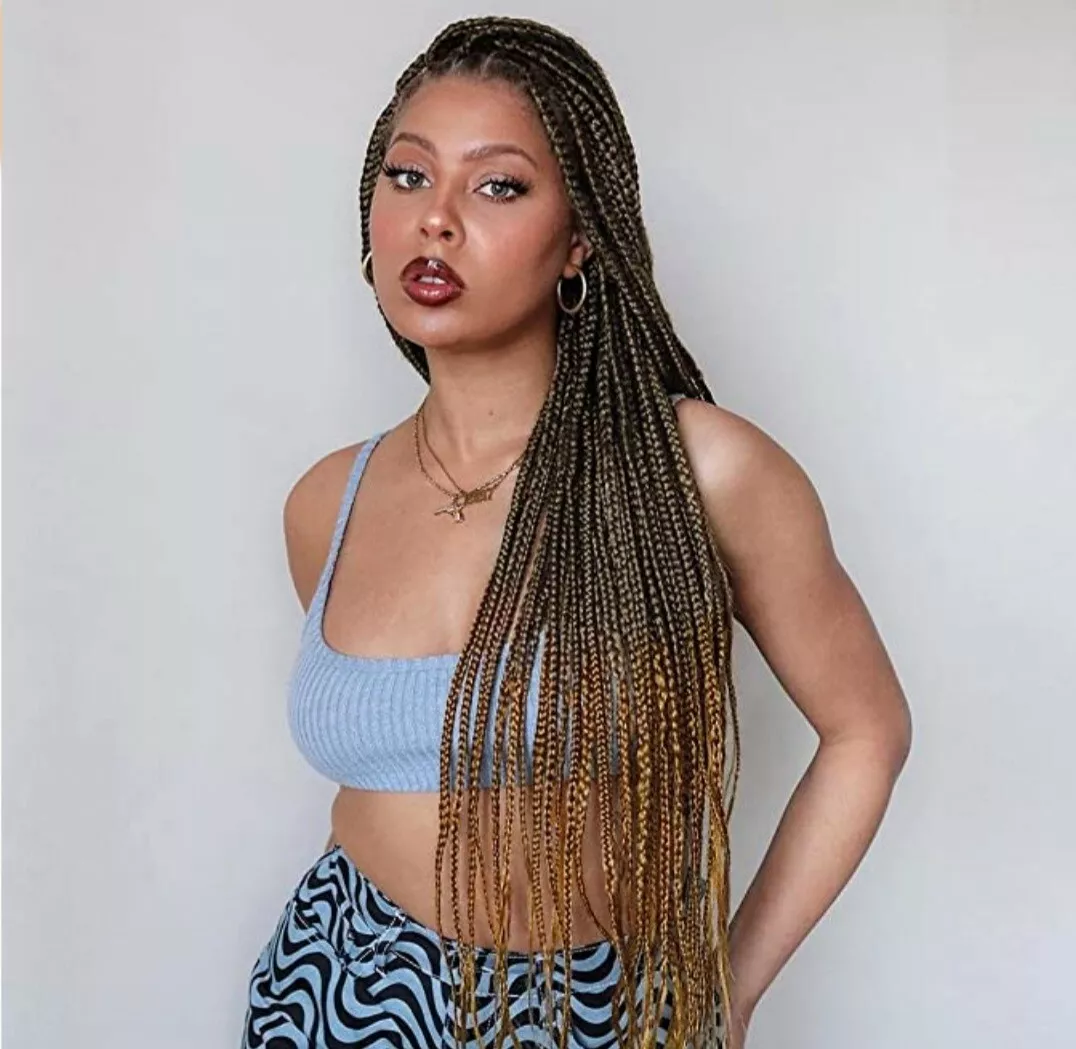8Packs Ombre Knotless Box Braids Crochet Hair 30 eBay
