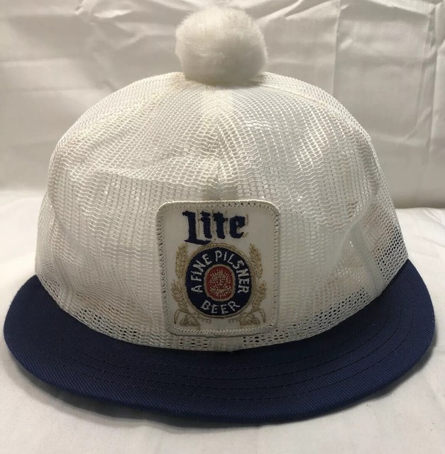 Vintage Miller Lite Beer Brewing Co. A Fine Pilsner Snapback Snowball