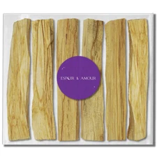 Palo Santo Peruvian Holy Wood 4" For Smudging Cleanse, Healing & Rituals 6 Pack