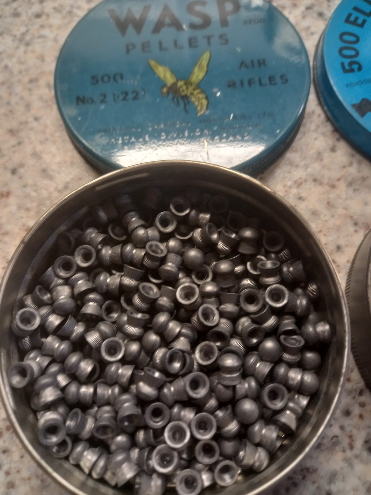Vintage Air Gun Pellets Eley Wasp No2 Bore 5.56 / ICI WASPS NO2 BORE